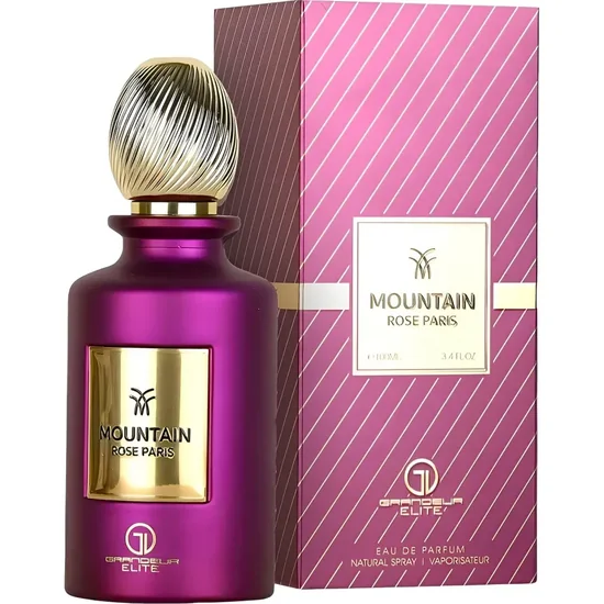 Perfume Grandeur Mountain Rose Paris Eau de Parfum Feminino 100ML