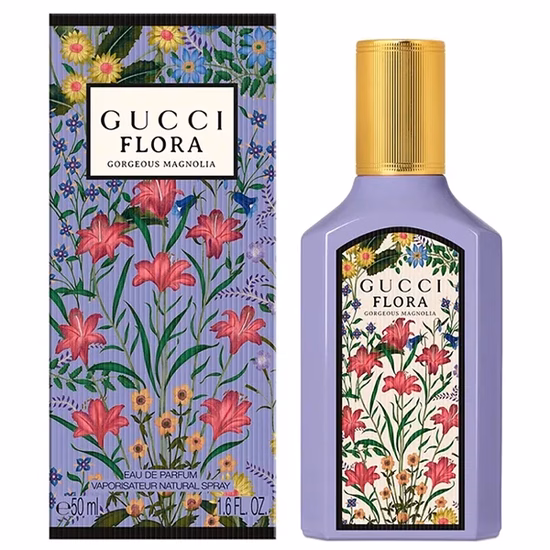 Perfume Gucci Flora Gorgeous Magnolia Eau de Parfum Feminino 50ML