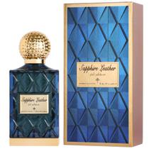 Perfume Ibraheem Al.Qurashi Sapphire Leather Eau de Parfum Unissex 75ML foto principal