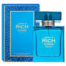 Perfume Johan.b Rich Icone Eau de Toilette Masculino 90ML foto 2