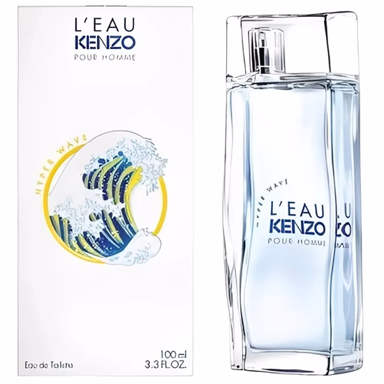 Perfume Kenzo L'Eau Hyper Wave Pour Homme Eau de Toilette Masculino 100ML