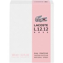 Perfume Lacoste L.12.12 Rose Eau Fraiche Eau de Toilette Feminino 100ML foto 1