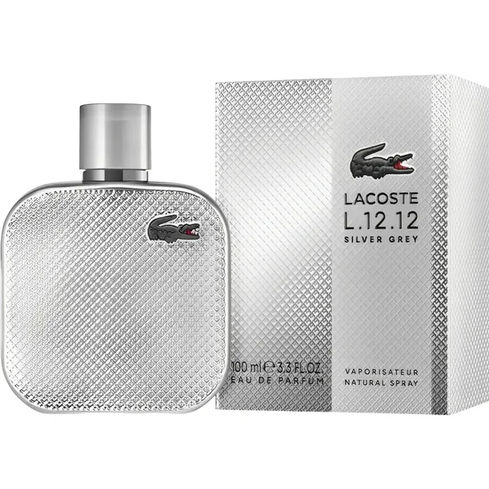 Perfume Lacoste L.12.12 Silver Grey Eau de Parfum Masculino 100ML