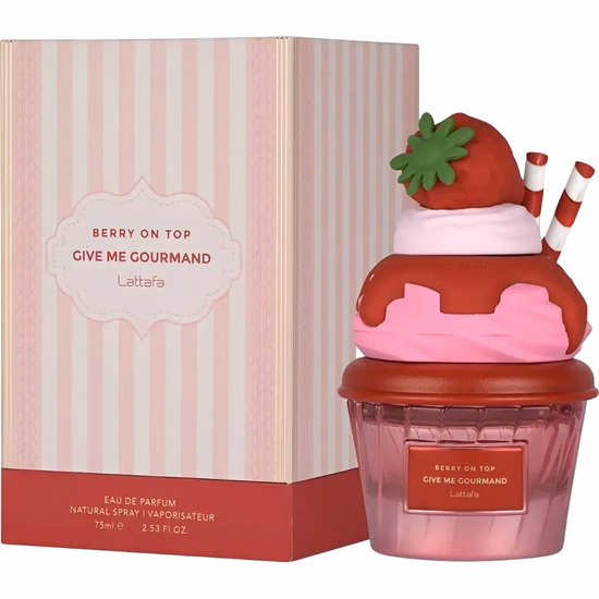 Perfume Lattafa Give Me Gourmand Berry On Top Eau de Parfum Feminino 75ML