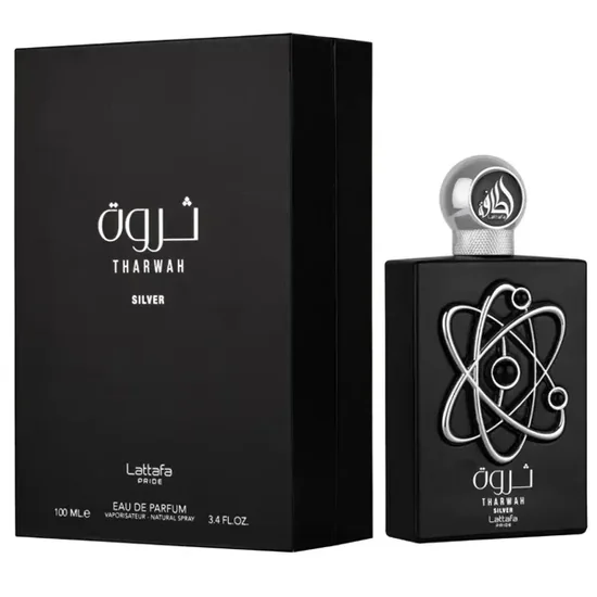 Perfume Lattafa Pride Tharwah Silver Eau de Parfum Masculino 100ML Atacado foto principal