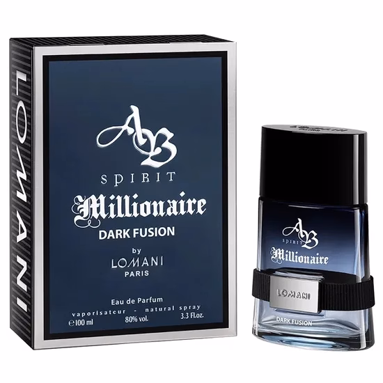 Perfume Lomani Spirit Millionaire Dark Fusion Eau de Parfum Masculino 100ML