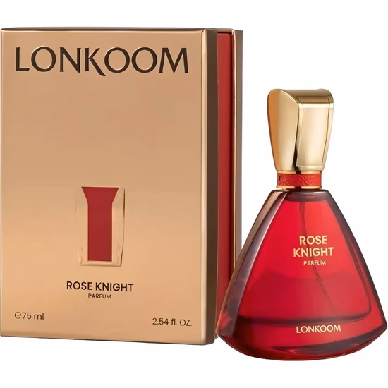 Perfume Lonkoom Rose Knight Parfum Unissex 75ML