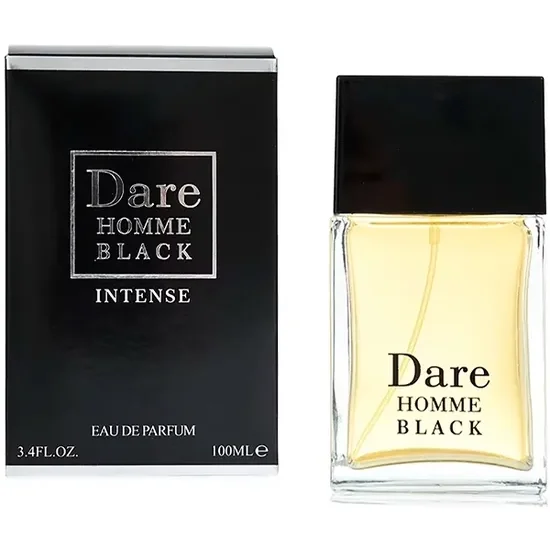 Perfume Lovali Dare Homme Black Intense Eau de Parfum Masculino 100ML