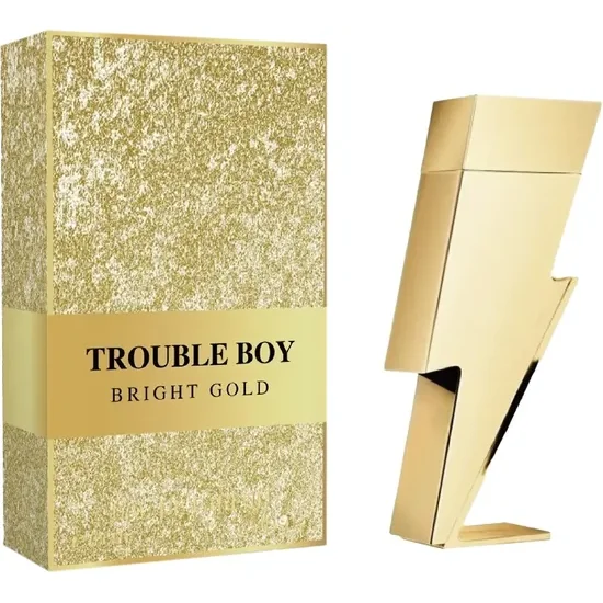 Perfume Lovali Trouble Boy Bright Gold Eau de Parfum Masculino 100ML