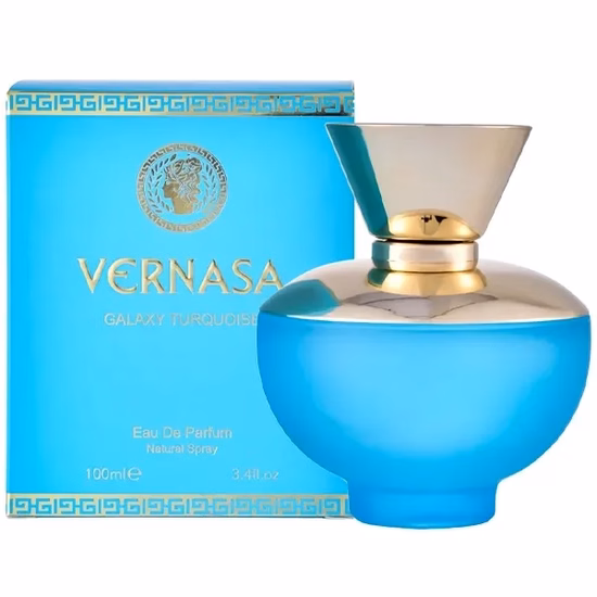 Perfume Lovali Vernasa Galaxy Turquoise Eau de Parfum Feminino 100ML