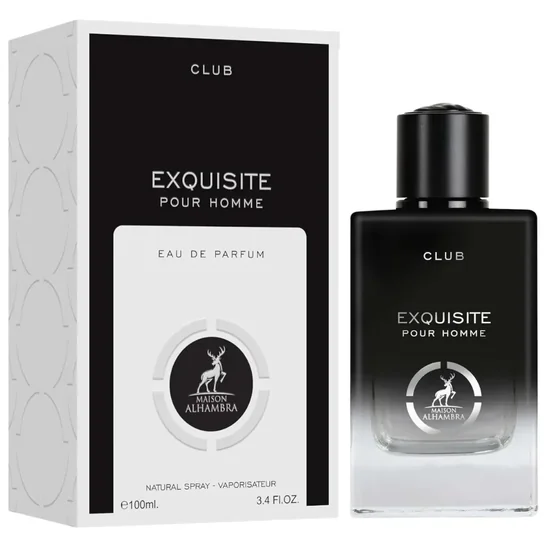 Perfume Maison Alhambra Exquisite Club Pour Homme Eua de Parfum Masculino 100ML