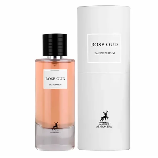 Perfume Maison Alhambra Rose Oud Eau de Parfum Feminino 100ML