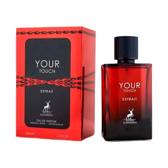 Perfume Maison Alhambra Your Touch Extrait Eau de Parfum Masculino 100ML