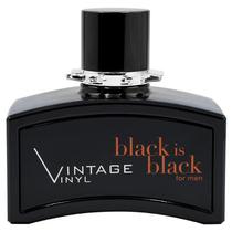 Perfume Nuparfums Black Is Black Vintage Vinyl Eau de Toilette Masculino 100ML