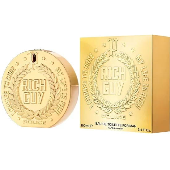 Perfume Police Rich Guy Eau de Toilette Masculino 100ML