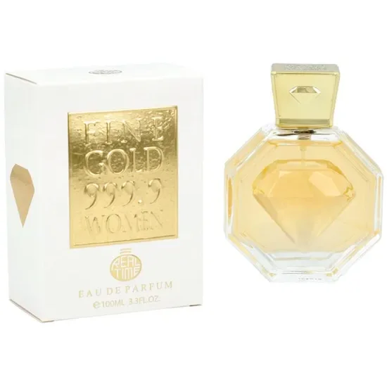 Perfume Real Time Fine Gold 999.9 Eau de Parfum Feminino 100ML foto principal