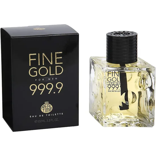 Perfume Real Time Fine Gold 999.9 Eau de Toilette Masculino 100ML foto principal