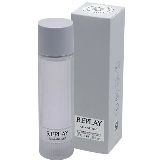 Perfume Replay Iceland Light Eau de Toilette Masculino 200ML