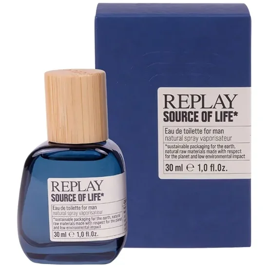 Perfume Replay Source of Life Eau de Toilette Masculino 30ML