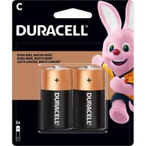 Pilha Duracell Tipo C - 2 Unidades