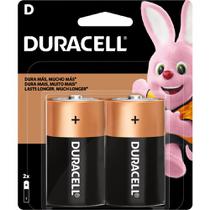 Pilha Duracell Tipo D - 2 Unidades