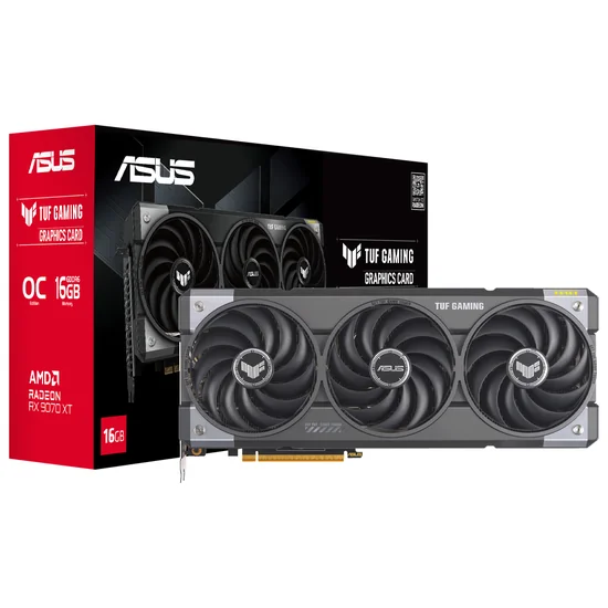 Placa de Vídeo Asus TUF Gaming Radeon RX 9070 XT 16GB GDDR6 PCI-Express