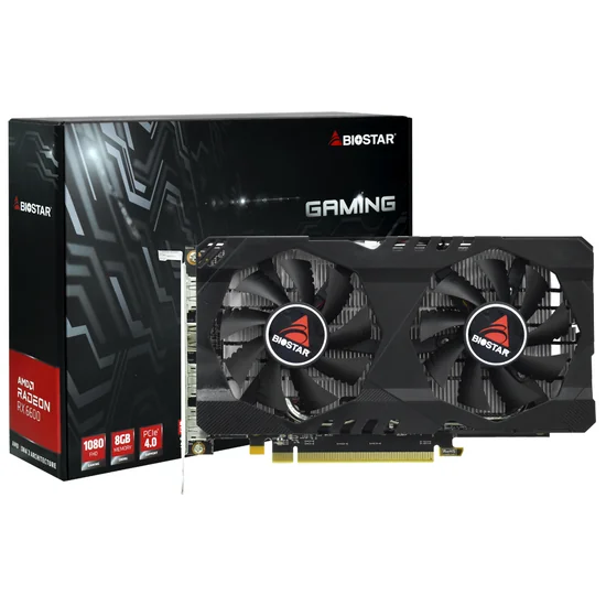 Placa de Vídeo Biostar Radeon RX 6600 8GB GDDR6 PCI-Express