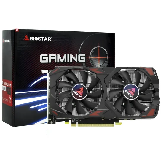 Placa de Vídeo Biostar RX 580 8GB GDDR5 PCI-Express