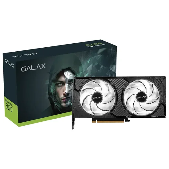 Placa de Video Galax GeForce RTX5070 1-Click OC 12GB GDDR7 PCI-Express