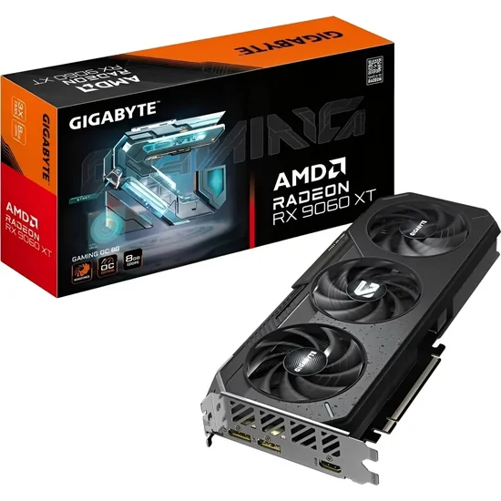 Placa de Video Gigabyte Radeon RX 9060 XT Gaming OC 8GB GDDR6 PCI-Express