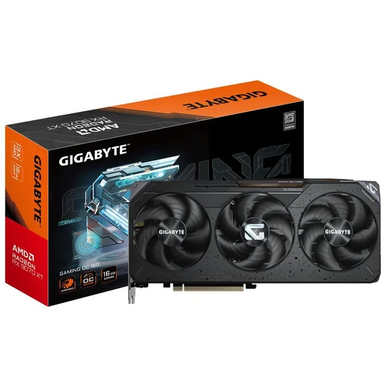 Placa de Vídeo Gigabyte Radeon RX 9070 XT Gaming OC 16GB GDDR6 PCI-Express