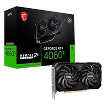 Placa de Vídeo MSI GeForce RTX4060TI Ventus 2X Black OC 8GB GDDR6 PCI-Express
