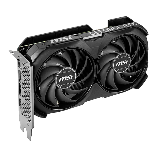 Placa de Vídeo MSI GeForce RTX4060TI Ventus 2X Black OC 8GB Placa de Vídeo MSI GeForce RTX4060TI Ventus 2X Black OC 8GB