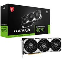 Placa de Vídeo MSI GeForce RTX4070 Ventus 3X OC 12GB GDDR6X PCI-Express foto principal