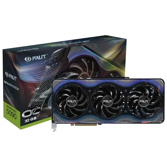 Placa de Video Palit GeForce RTX5090 GameRock OC 32GB GDDR7 PCI-Express