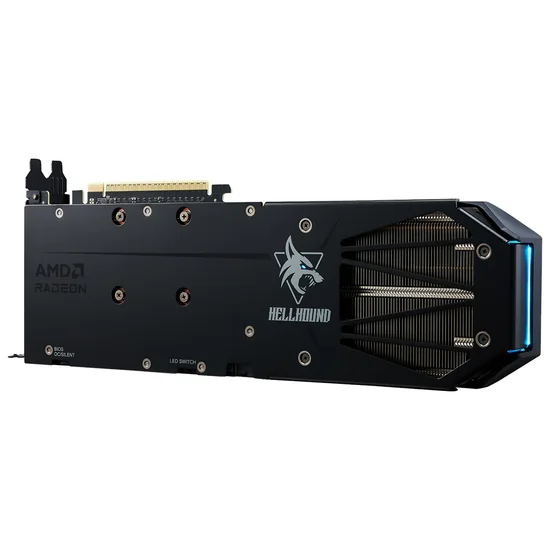 Placa de Vídeo PowerColor Hellhound Radeon RX 9060 XT 16GB GDDR6 PCI-Express foto 1