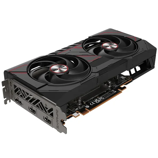 Placa de Vídeo Sapphire Pulse Radeon RX9060 XT OC 8GB GDDR6 PCI-Express foto 1
