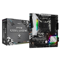 Placa Mãe Asrock B450M Steel Legend AMD Soquete AM4
