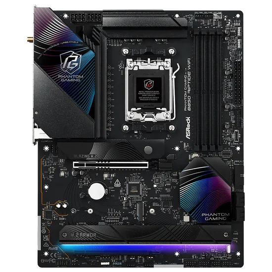 Placa Mãe Asrock B850 Riptide Wi-Fi AMD Soquete AM5 foto 1