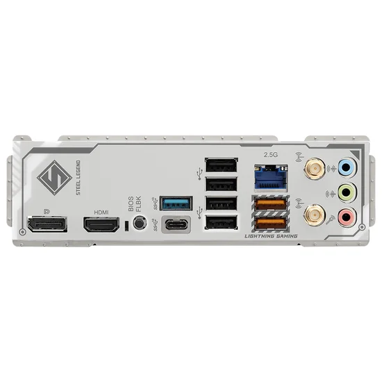 Placa Mãe Asrock B850M Steel Legend Wi-Fi AMD Soquete AM5 foto 2