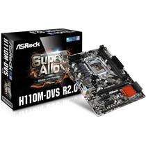 Placa Mãe Asrock H110M-DVS R2.0 Intel Soquete LGA 1151 foto principal