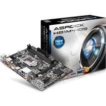 Placa Mãe Asrock H81M-HDS Intel Soquete LGA 1150 foto principal