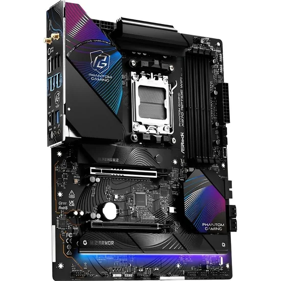 Placa Mãe Asrock X870 Riptide Wi-Fi AMD Soquete AM5 foto 1