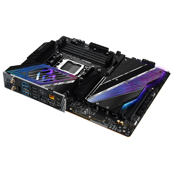 Placa Madre Asrock X870E Nova Wi-Fi AMD Soquete AM5 foto 1
