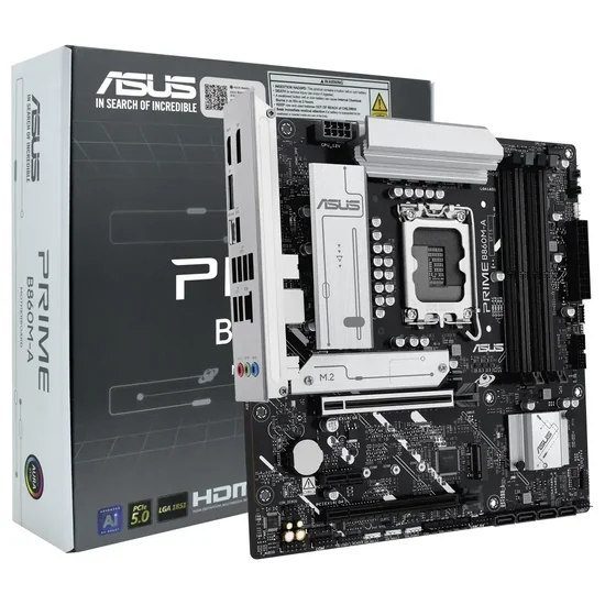 Placa Mãe Asus Prime B860M-A Intel Soquete LGA 1851 foto principal