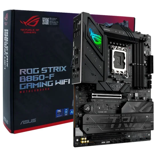 Placa Mãe Asus Rog Strix B860-F Gaming Wi-Fi Intel Soquete LGA 1851 foto principal