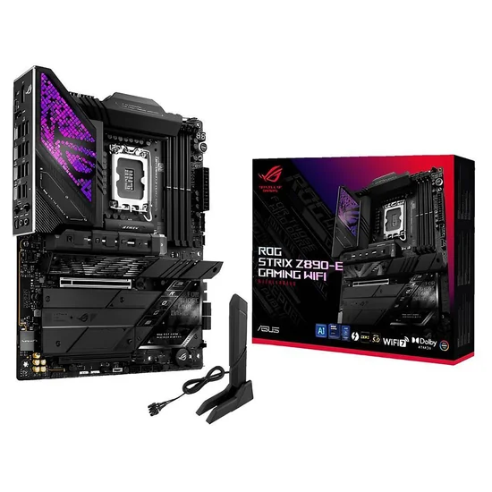Placa Mãe Asus Rog Strix Z890-E Gaming Wi-Fi Intel Soquete LGA 1851