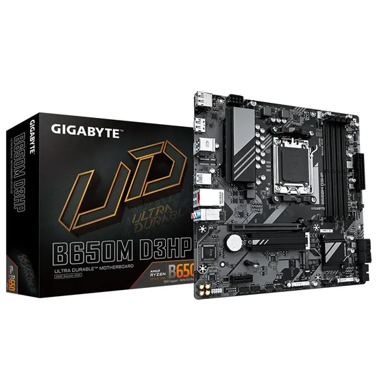 Placa Mãe Gigabyte B650M D3HP AMD Soquete AM5