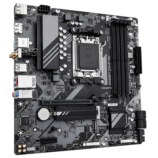 Placa Mãe Gigabyte B650M D3HP AX AMD Soquete AM5 foto 1