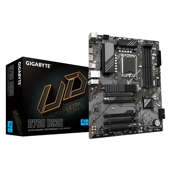 Placa Madre Gigabyte B760 DS3H Intel Soquete LGA 1700